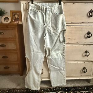 Lane 201 Boutique Rhinestone Denim